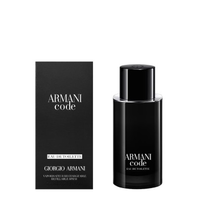 ARMANI Code for Men Refillable EDT 75ml ARMANI Code for Men Refillable EDT 75ml